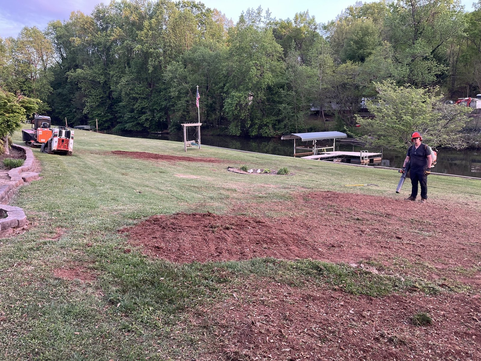 After stump grinding project 14