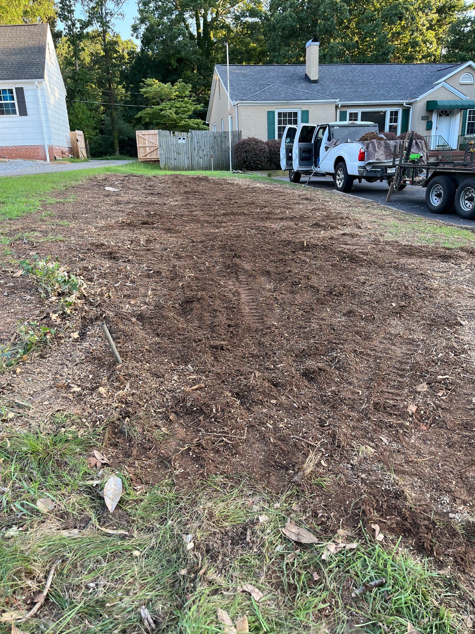 After stump grinding project 4